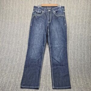 Vintage Roadrunner Jeans Mens 34x32 Dark Wash Thick Stitch Flap Pocket Y2K Denim